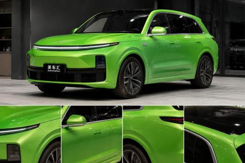 一抹幻彩金绿，让理想L7焕发未来座驾气场