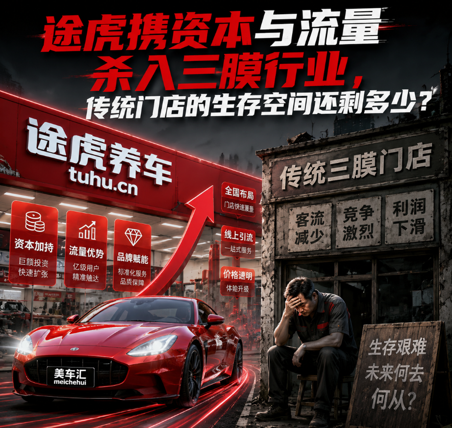 途虎入局三膜赛道，传统贴膜门店的破局出路