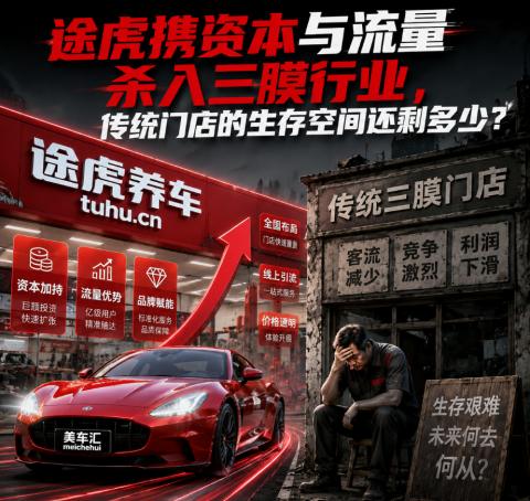途虎入局三膜赛道，传统贴膜门店的破局出路