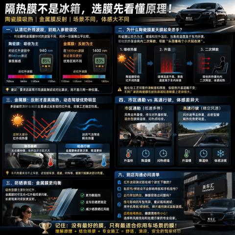 汽车金属膜和陶瓷膜到底哪个更好
