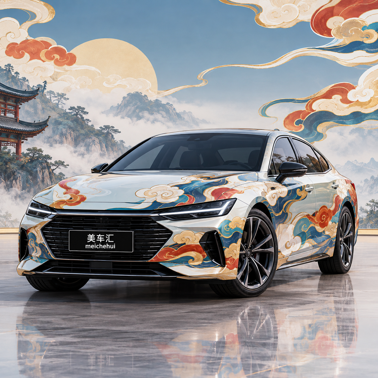 云锦祥云风格