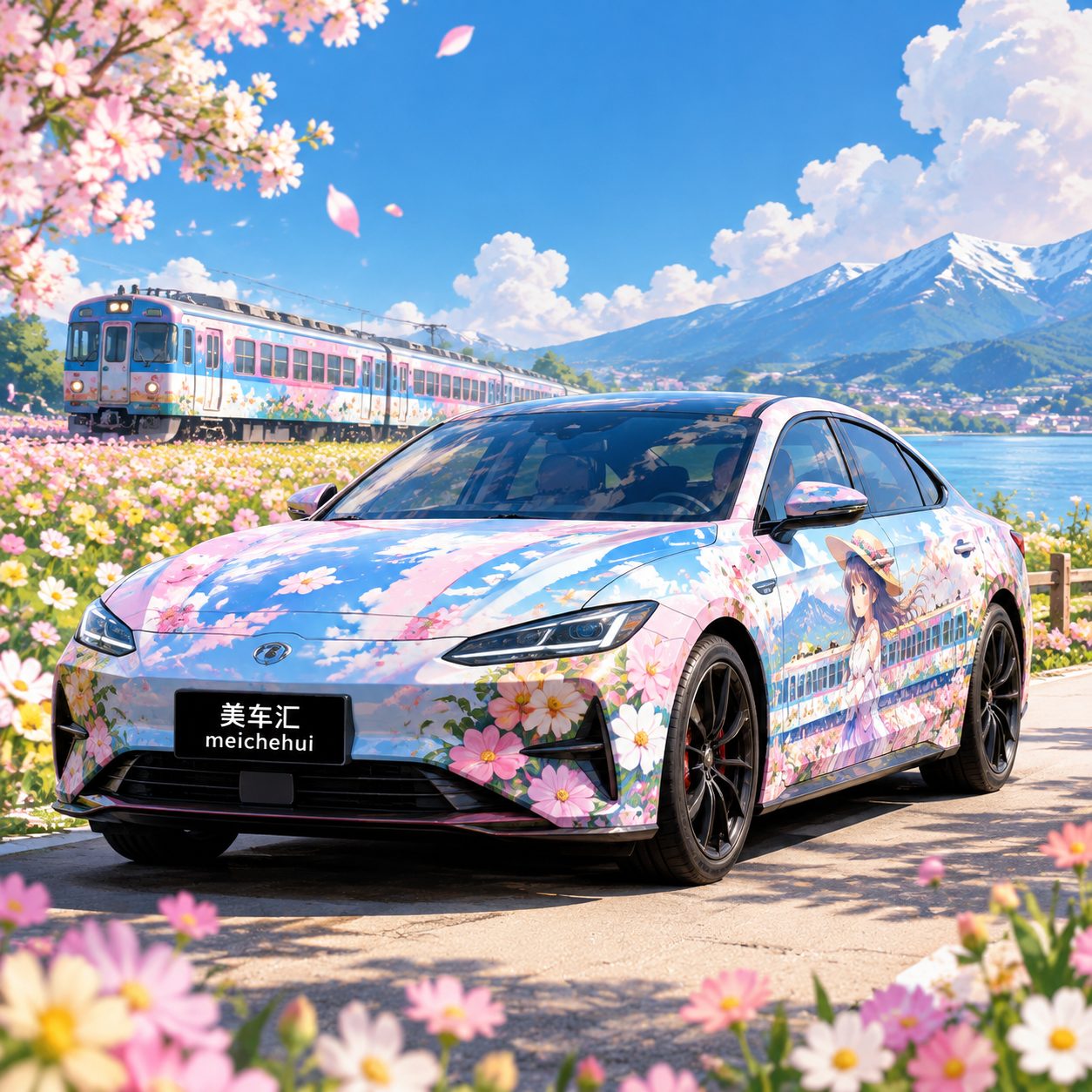 花海列车风格