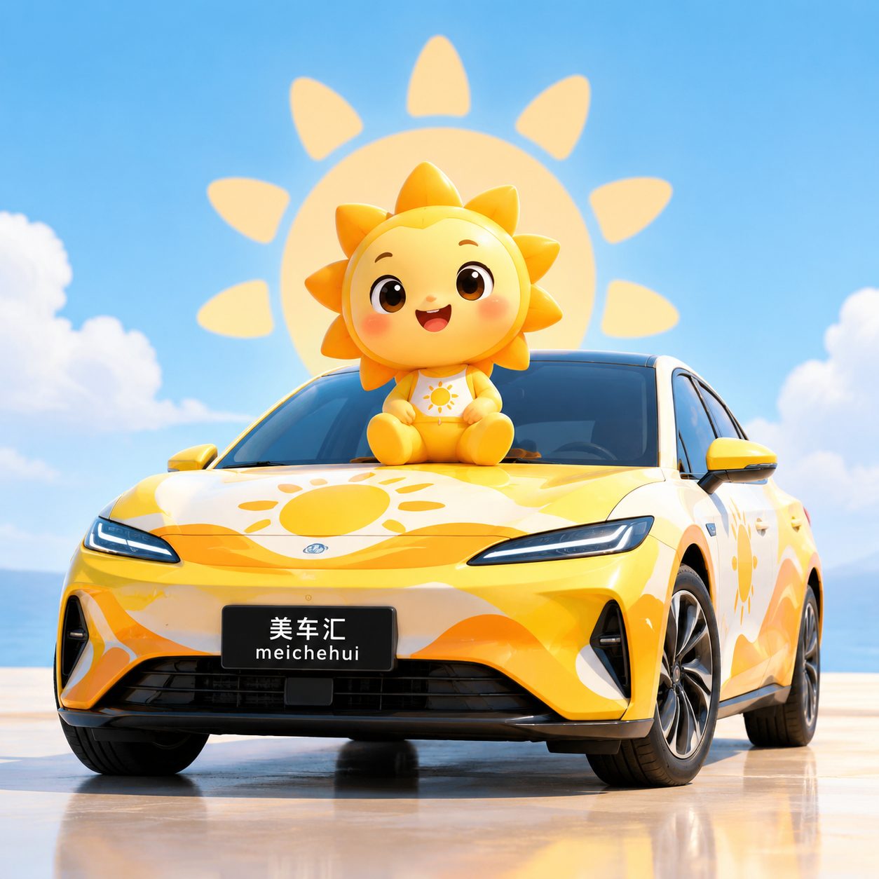 太阳精灵暖暖吉祥物风格
