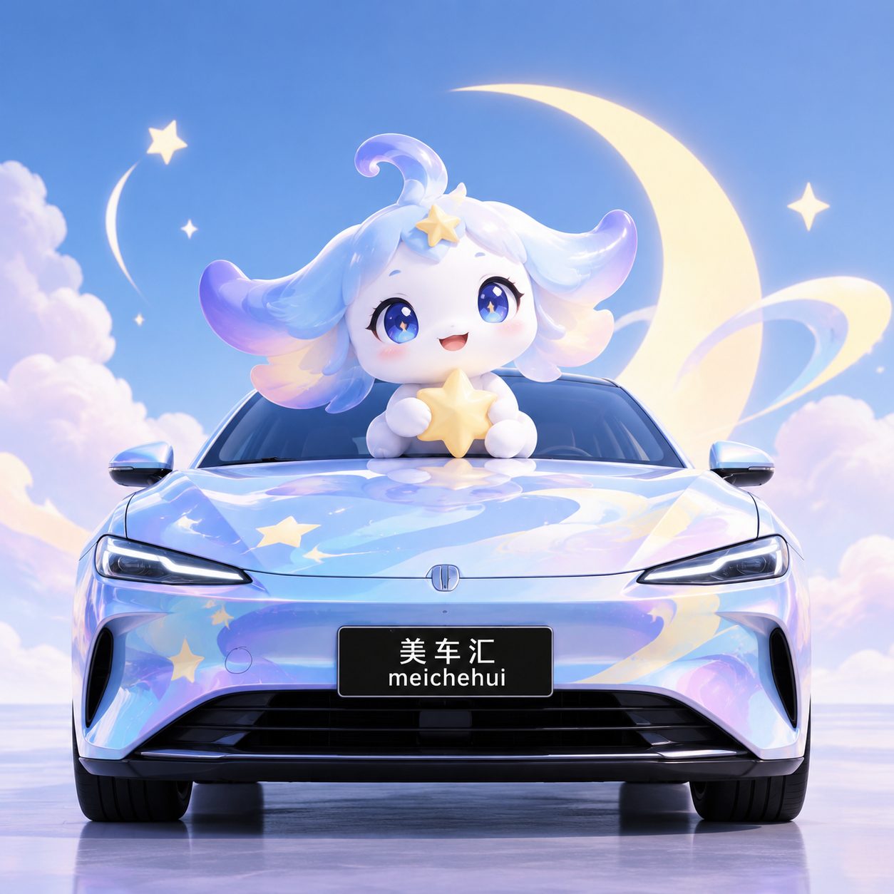 梦境精灵梦梦吉祥物风格