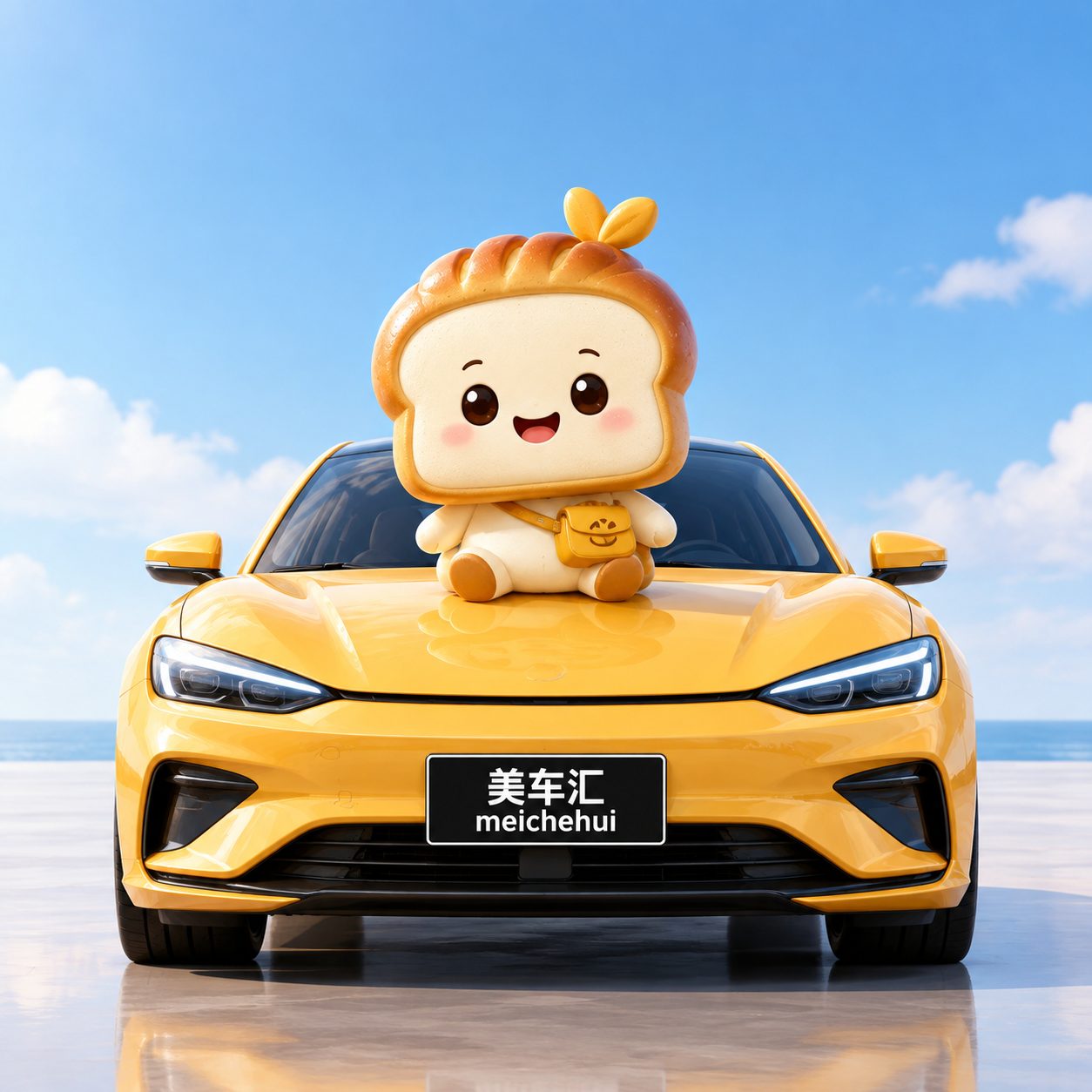 面包精灵包包吉祥物风格
