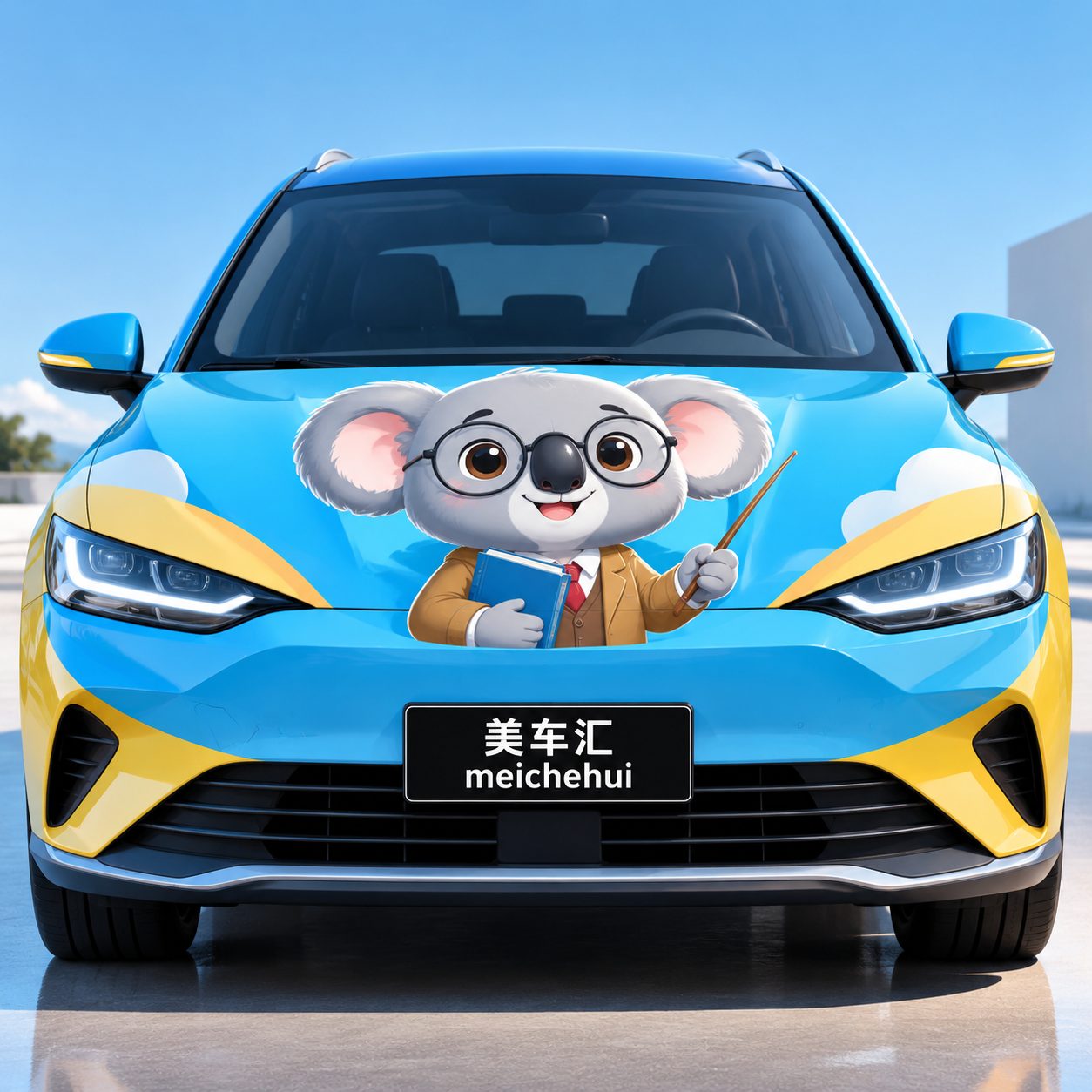 老师考拉吉祥物风格