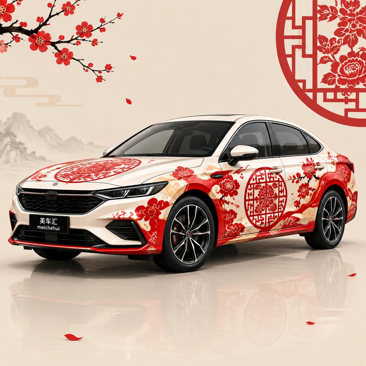 剪纸窗花风格